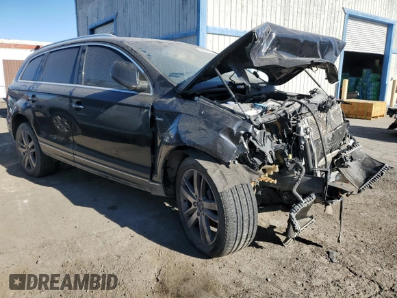 2015 Audi Q7 Premium Plus with VIN WA1LGAFE9FD002987, listed as a Copart auction lot 82804814 with Not Provided miles and Salvage Title. Bid and sale history available at DreamBid. Image 4.