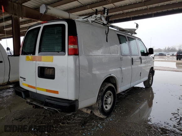 2013 Chevrolet Express Cargo z VIN 1GCWGFCA7D1903209, wystawiony jako Copart lot #60003795 z przebiegiem 175 440 mil mil oraz Czysty tytuł • Clean title. Historia ofert i sprzedaży dostępna na DreamBid. Obrazek 3.