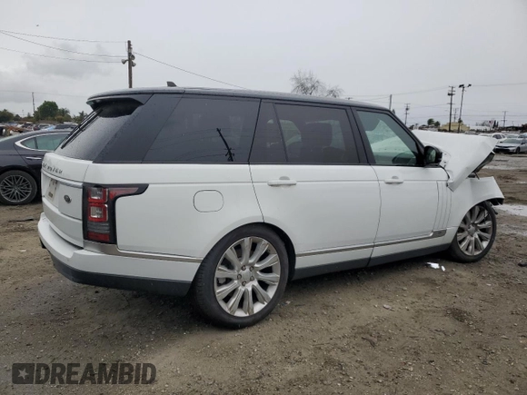 2015 Land Rover Range Rover Supercharged with VIN SALGS3TF6FA223147, listed as a Copart auction lot 48259215 with 105,642 mi miles and Clean title. Bid and sale history available at DreamBid. Image 3.