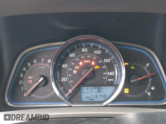 2015 Toyota RAV4 Limited with VIN 2T3DFREV8FW344351, listed as a IAAI auction lot 42703163 with 115,749 mi miles and . Bid and sale history available at DreamBid. Image 7.