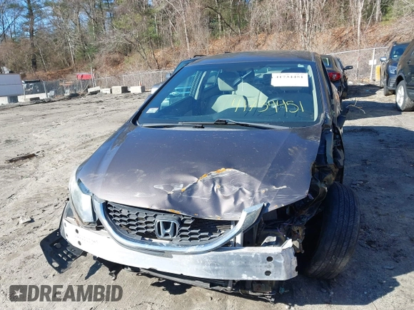 2013 Honda Civic LX with VIN 2HGFB2F59DH598885, listed as a IAAI auction lot 41734451 with 124,453 mi miles and . Bid and sale history available at DreamBid. Image 13.