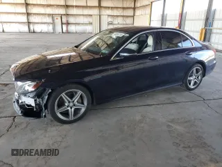2017 Mercedes-Benz E-Class E 300 Luxury with VIN WDDZF4KB8HA121379, listed as a Copart auction lot 48695704 with 106,449 mi miles and Salvage Title. Bid and sale history available at carsss.com. Image 1.