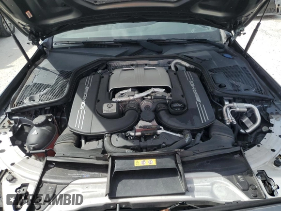 2017 Mercedes-Benz C 63 S AMG with VIN WDDWJ8HB4HF498410, listed as a Copart auction lot 76658984 with Not Provided miles and Salvage Title. Bid and sale history available at carsss.com. Image 11.