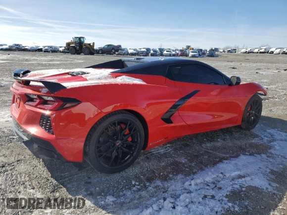 2023 Chevrolet Corvette 3LT с VIN 1G1YC3D45P5140897, выставлен на аукционе Copart как лот 85944984 с пробегом 2 699 миль миль и Списание • Salvage title. История ставок и продаж доступна на DreamBid. Изображение 3.