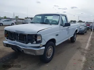 1997 Ford F-250 HD with VIN 3FTHF25H2VMA57753, listed as a IAAI auction lot 41988913 with 248,174 mi miles. Bid and sale history available at carsss.com. Image 2.