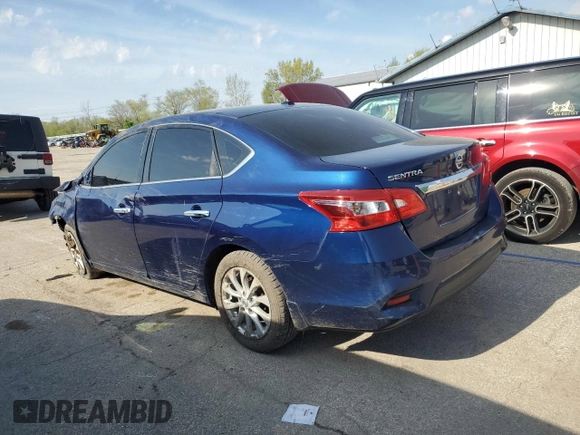 2018 Nissan Sentra SV z VIN 3N1AB7AP6JY303474, wystawiony jako Copart lot #54270405 z przebiegiem Nie podano mil oraz Szkoda całkowita • Salvage title. Historia ofert i sprzedaży dostępna na DreamBid. Obrazek 2.