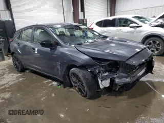 2024 Subaru Impreza RS with VIN JF1GUHJCXR8343638, listed as a Copart auction lot 83423874 with 17,688 mi miles and Salvage Title. Bid and sale history available at carsss.com. Image 4.