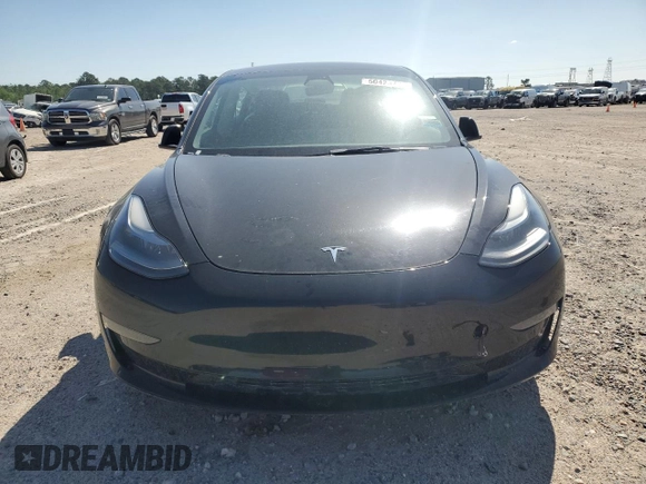 2023 Tesla Model 3 with VIN 5YJ3E1EA1PF456896, listed as a Copart auction lot 50423785 with 49,316 mi miles and Salvage title. Bid and sale history available at DreamBid. Image 5.