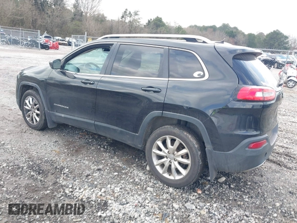 2014 Jeep Cherokee Limited with VIN 1C4PJLDB2EW173791, listed as a IAAI auction lot 41505223 with 167,848 mi miles. Bid and sale history available at carsss.com. Image 3.
