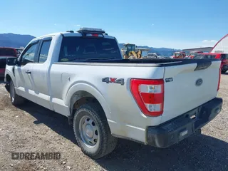 2023 Ford F-150 XL with VIN 1FTEX1EB5PKE10583, listed as a IAAI auction lot 41979500 with 41,611 mi miles. Bid and sale history available at carsss.com. Image 3.