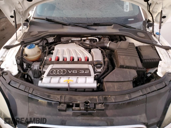 2008 Audi TT 3.2L with VIN TRUDD38J681011763, listed as a Copart auction lot 75546554 with 167,364 mi miles and Salvage Title. Bid and sale history available at carsss.com. Image 13.