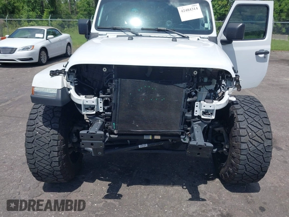 2021 Jeep Wrangler Unlimited Sahara Altitude z VIN 1C4HJXEN7MW518395, wystawiony jako IAAI lot #42484314 z przebiegiem 55 000 mil mil oraz . Historia ofert i sprzedaży dostępna na DreamBid. Obrazek 6.