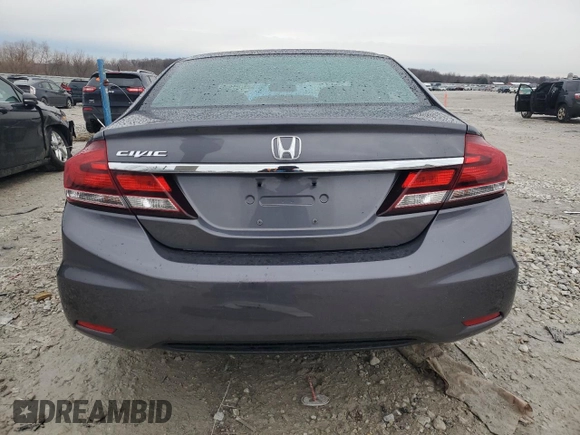 2015 Honda Civic EX-L with VIN 2HGFB2F97FH532681, listed as a Copart auction lot 47225745 with Not Provided miles and Clean Title. Bid and sale history available at DreamBid. Image 6.