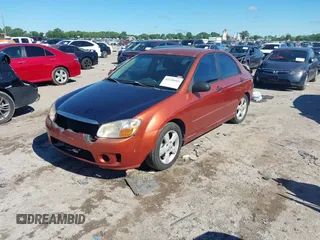 2009 Kia Spectra EX with VIN KNAFE221195026584, listed as a IAAI auction lot 42220442 with 181,619 mi miles and . Bid and sale history available at DreamBid. Image 17.