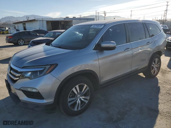 2016 Honda Pilot EX-L with VIN 5FNYF6H50GB112541, listed as a Copart auction lot 46256635 with 91,232 mi miles and Salvage Title. Bid and sale history available at carsss.com. Image 1.