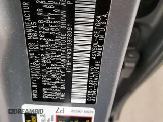 2015 Toyota Camry XLE with VIN 4T1BF1FK3FU978091, listed as a Copart auction lot 53204245 with 81,191 mi miles and Salvage Title. Bid and sale history available at carsss.com. Image 12.