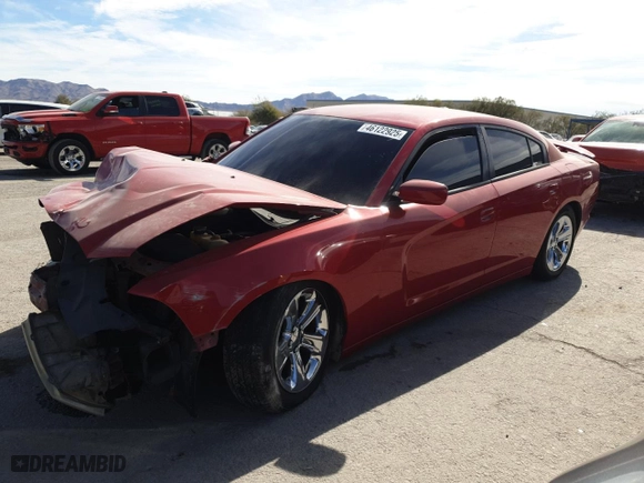 2012 Dodge Charger SXT with VIN 2C3CDXHG6CH300738, listed as a Copart auction lot 46122925 with 133,987 mi miles and Salvage Title. Bid and sale history available at carsss.com. Image 1.