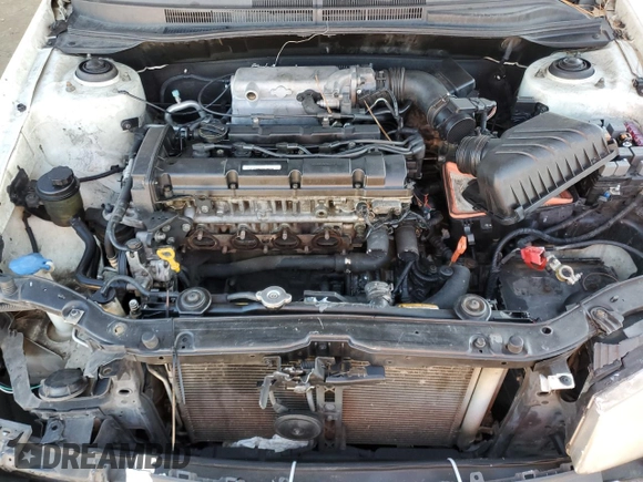 2008 Kia Spectra SX with VIN KNAFE121785526466, listed as a Copart auction lot 80954954 with 348,788 mi miles and Salvage Title. Bid and sale history available at carsss.com. Image 11.