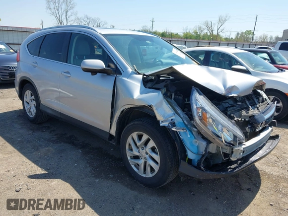 2015 Honda CR-V EX-L with VIN 2HKRM3H70FH552818, listed as a IAAI auction lot 41983061 with 202,898 mi miles and . Bid and sale history available at carsss.com. Image 1.