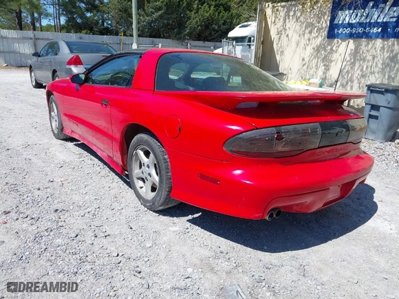 1995 Pontiac Firebird Formula with VIN 2G2FV22P4S2200466, listed as a IAAI auction lot 41806320 with 47,713 mi miles. Bid and sale history available at carsss.com. Image 3.