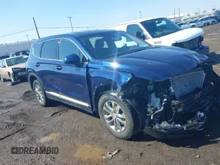 2019 Hyundai Santa Fe SEL with VIN 5NMS3CAD5KH053329, listed as a IAAI auction lot 41769627 with 90,602 mi miles. Bid and sale history available at carsss.com. Image 1.