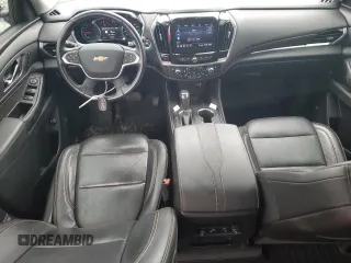 2020 Chevrolet Traverse Premier with VIN 1GNEVKKW8LJ305255, listed as a Copart auction lot 58295525 with 57,048 mi miles and Salvage title. Bid and sale history available at DreamBid. Image 8.