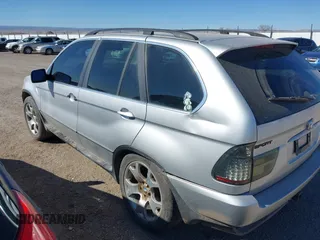 2001 BMW X5 4.4i with VIN WBAFB33581LH23527, listed as a IAAI auction lot 41851365 with 158,858 mi miles. Bid and sale history available at carsss.com. Image 3.