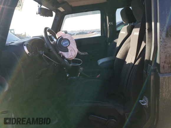 2015 Jeep Wrangler Sahara с VIN 1C4AJWBG8FL626434, выставлен на аукционе Copart как лот 48874195 с пробегом 195 447 миль миль и Списание • Salvage title. История ставок и продаж доступна на DreamBid. Изображение 7.
