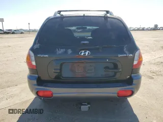2001 Hyundai Santa Fe GLS with VIN KM8SC83D71U123474, listed as a Copart auction lot 50665145 with 84,155 mi miles and Salvage Title. Bid and sale history available at carsss.com. Image 6.