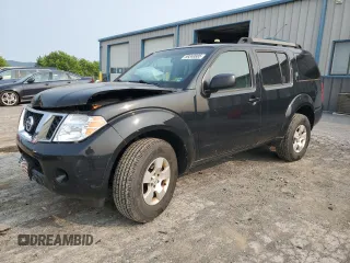 2011 Nissan Pathfinder S with VIN 5N1AR1NB8BC632476, listed as a Copart auction lot 59348985 with 202,440 mi miles and Salvage title. Bid and sale history available at DreamBid. Image 1.