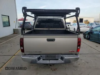 2005 GMC Canyon 1SF SLE Z71 with VIN 1GTDT136658154932, listed as a Copart auction lot 85556344 with 180,129 mi miles and Salvage Title. Bid and sale history available at carsss.com. Image 6.
