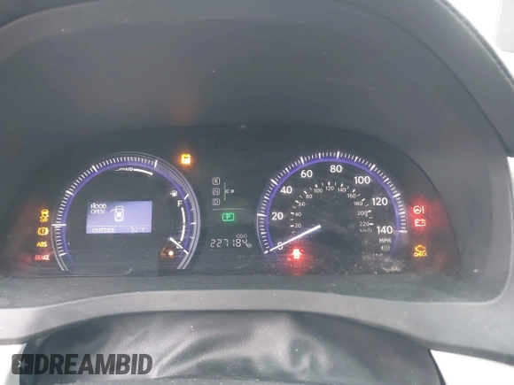 2010 Lexus HS 250h with VIN JTHBB1BA7A2005666, listed as a IAAI auction lot 41556807 with 227,184 mi miles and . Bid and sale history available at DreamBid. Image 7.