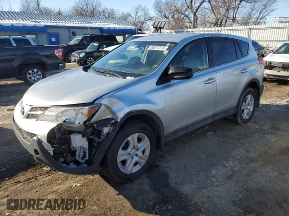 2015 Toyota RAV4 LE with VIN JTMBFREV7FD130410, listed as a Copart auction lot 88517215 with 143,361 mi miles and Salvage title. Bid and sale history available at DreamBid. Image 1.