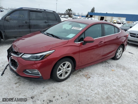 2017 Chevrolet Cruze LT with VIN 1G1BE5SM3H7143785, listed as a Copart auction lot 46185905 with 67,043 mi miles and Clean Title. Bid and sale history available at carsss.com. Image 1.