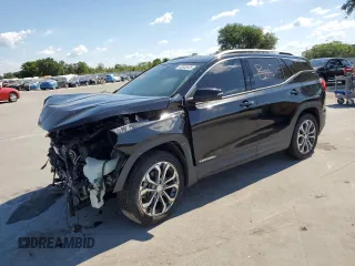 2018 GMC Terrain SLT with VIN 3GKALPEX3JL221739, listed as a Copart auction lot 50925935 with 44,960 mi miles and Salvage Title. Bid and sale history available at carsss.com. Image 1.