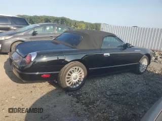 2005 Ford Thunderbird Deluxe z VIN 1FAHP60A45Y103477, wystawiony jako Copart lot #71405074 z przebiegiem 84 866 mil mil oraz Czysty tytuł • Clean title. Historia ofert i sprzedaży dostępna na DreamBid. Obrazek 3.
