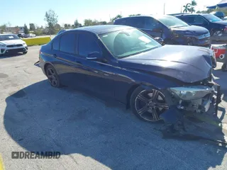 2015 BMW 3 Series 328i with VIN WBA3A5G55FNS91189, listed as a IAAI auction lot 41296279 with 115,120 mi miles. Bid and sale history available at carsss.com. Image 1.