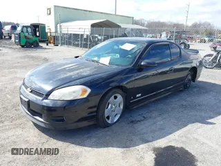 2006 Chevrolet Monte Carlo SS with VIN 2G1WL16C069259118, listed as a IAAI auction lot 41585326 with 1 mi miles. Bid and sale history available at carsss.com. Image 2.