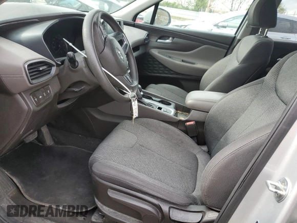 2020 Hyundai Santa Fe SE with VIN 5NMS2CAD9LH159755, listed as a Copart auction lot 55134405 with 52,880 mi miles and Salvage title. Bid and sale history available at DreamBid. Image 7.