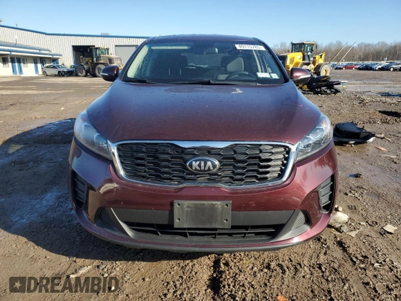 2019 Kia Sorento LX with VIN 5XYPGDA31KG508744, listed as a Copart auction lot 49115785 with 84,601 mi miles and Salvage Title. Bid and sale history available at DreamBid. Image 5.