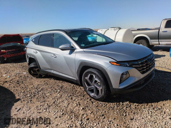 2023 Hyundai Tucson Limited with VIN 5NMJECAE0PH266341, listed as a Copart auction lot 47042475 with 15,248 mi miles and Salvage Title. Bid and sale history available at DreamBid. Image 4.