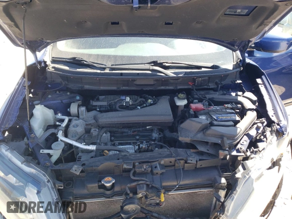 2017 Nissan Rogue S with VIN KNMAT2MT7HP550018, listed as a Copart auction lot 53234855 with 130,451 mi miles and Salvage Title. Bid and sale history available at DreamBid. Image 12.
