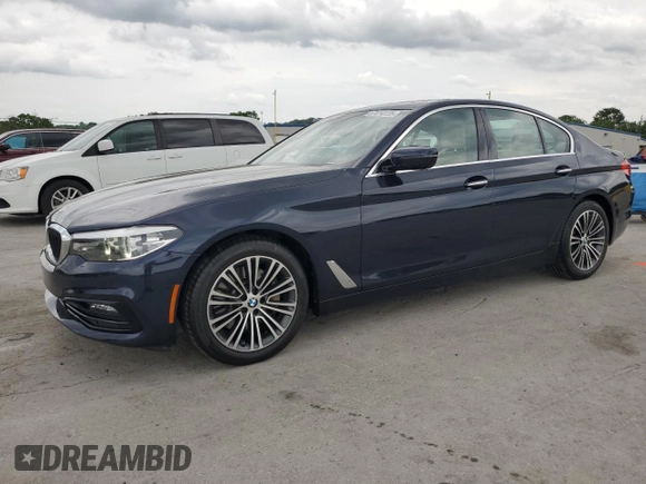 2017 BMW 5 Series 530i with VIN WBAJA5C37HG897385, listed as a Copart auction lot 57414135 with 65,221 mi miles and Salvage title. Bid and sale history available at DreamBid. Image 1.