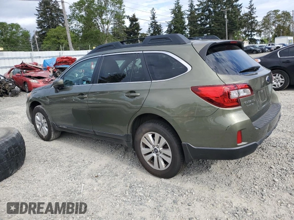 2015 Subaru Outback Premium with VIN 4S4BSACC7F3344216, listed as a Copart auction lot 55793915 with 99,723 mi miles and Salvage Title. Bid and sale history available at DreamBid. Image 2.