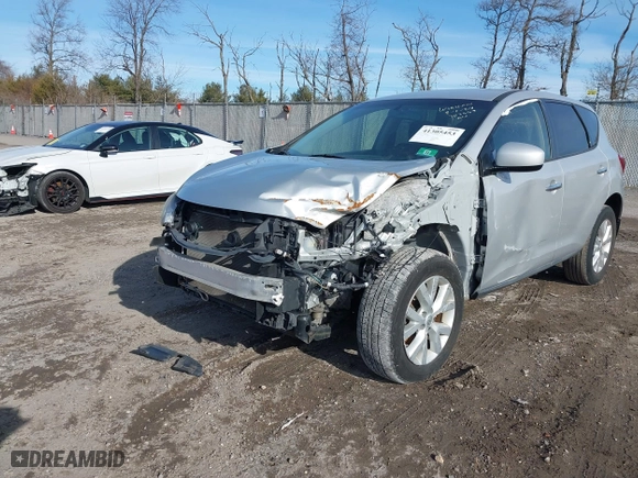 2014 Nissan Murano SL with VIN JN8AZ1MUXEW409029, listed as a IAAI auction lot 41305453 with 164,676 mi miles. Bid and sale history available at carsss.com. Image 17.