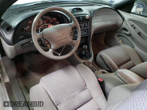 1997 Ford Mustang GT with VIN 1FALP42X3VF140564, listed as a Copart auction lot 44240605 with 120,738 mi miles and Salvage title. Bid and sale history available at DreamBid. Image 8.
