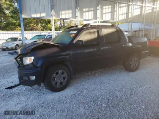 2012 Honda Ridgeline RT with VIN 5FPYK1F21CB458655, listed as a Copart auction lot 73167424 with 134,725 mi miles and Salvage Title. Bid and sale history available at carsss.com. Image 1.