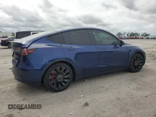 2022 Tesla Model Y Performance с VIN 7SAYGDEF2NF377637, выставлен на аукционе Copart как лот 59381695 с пробегом 39 230 миль миль и Списание • Salvage title. История ставок и продаж доступна на DreamBid. Изображение 3.