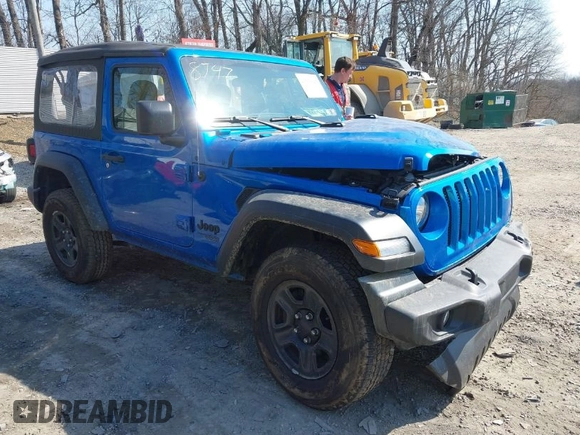 2021 Jeep Wrangler 80th Anniversary with VIN 1C4GJXAN4MW758747, listed as a IAAI auction lot 41787645 with 32,613 mi miles and . Bid and sale history available at DreamBid. Image 1.