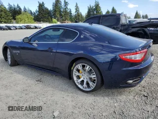 2012 Maserati GranTurismo S with VIN ZAM45KLAXC0063982, listed as a Copart auction lot 58490074 with 25,194 mi miles and Salvage Title. Bid and sale history available at carsss.com. Image 2.